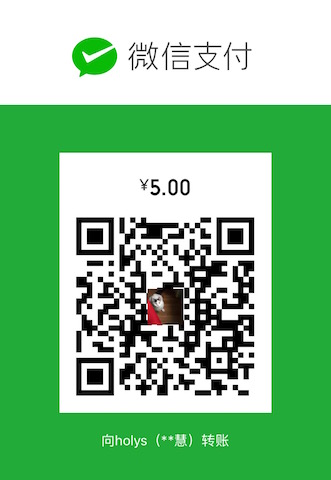 holys WeChat Pay